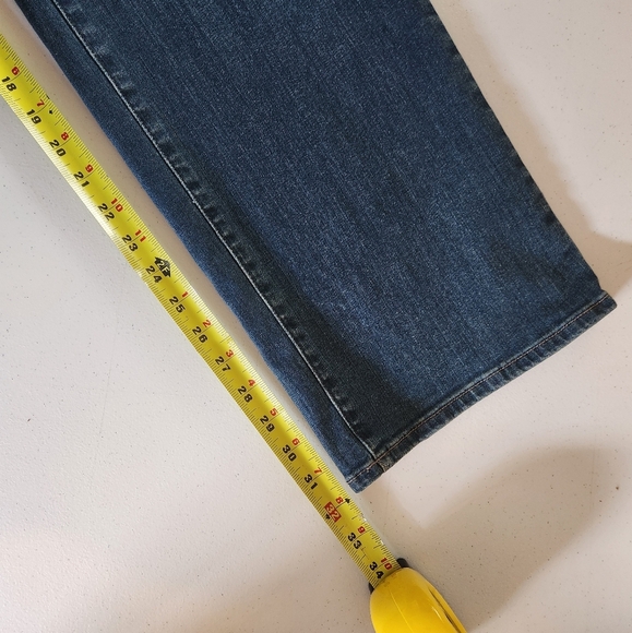 NYDJ Marilyn Straight Crockett Jeans Blue Medium Wash New NWT Size 24W Stretch - Picture 9 of 10